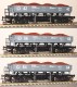 3601 Peresvet Set of 3 Dump cars "Wismut". Set #1
